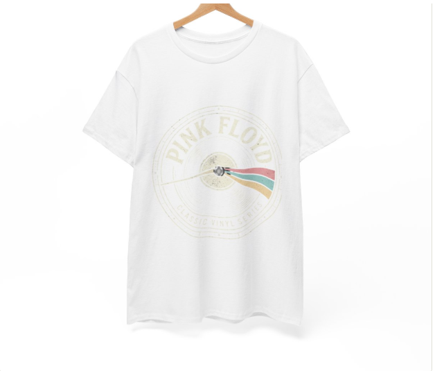 White Vinyl – Pink Floyd – T-Shirt
